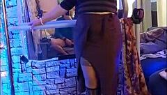 i'm steffi brown, hotwife dancing dirty with my slit pussy exposed