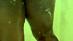 Shower time just got hotter with this ebony babe!