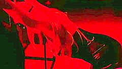 Handcuffed blonde endures hot wax backstage