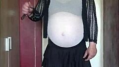 bisexual crossdresser says, i'm still waiting to be filled up with your piss. are you ready?