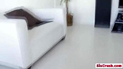 Kat moans, 'my shaved pussy is getting stuffed with your big dong. want to ride?'