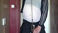 bisexual crossdresser says, i'm still waiting to be filled up with your piss. are you ready?