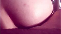 Brazilian petite brunette blows big dick in lingerie