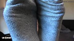 Lou Nesbit and Lia Louise Demand Sweaty Feet Licking