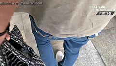 o corno adora me ver rebolando em um pauzão – menage 24