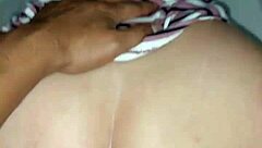 My latina neighbor arches her wet body.