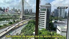 o corno adora me ver rebolando em um pauzão – menage 24