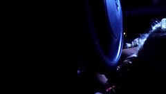 Blonde amateur performs blowjob