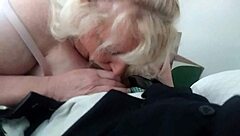 Blonde Babe SUCKS THIS Dick Hard