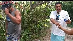 we filmed this blowjob in the natural pool in guarujá with alex lima, paty bumbum, and the crew