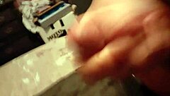 sexy tattooed babe oozing precum while masturbating 😏