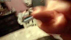 sexy tattooed babe oozing precum while masturbating 😏