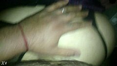 She gets mounted on her ass by an amateur at home.