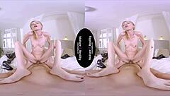 Skinny mature babe rides passionately in hotel room blowjob