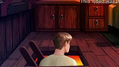 Huge Boobs Blonde Inserts Small Wooden Dildo into Her Shaved Pussy