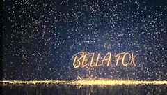 Bella blonde playing with oil on ass