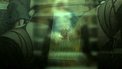 Dark curvy blonde poses nude in a simple photoshoot