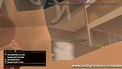 3D Anime Threesome at Pool Party