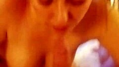 Redhead couple's amateur intimate moments.