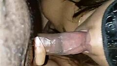 Wow, Brooklyn's ebony ass and pussy get a huge facial!