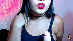 Intense guided jerk off instructions with milk drinking in cup