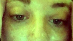 brunette bathing in the shower