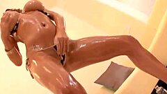 big wet tits compilation with oiled asses and boobs in sexy wet scenes