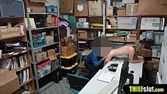 I'm the blonde teen, got caught and fucked rough by the mall cop... oops, bent over!