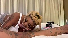 Princess practices on huge dick