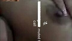 I felt so aroused when she called, watching her grope big boobs while I touched myself.