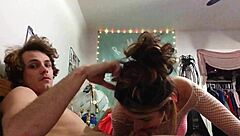 Perfect Blowjob Before BENDING Her Over!!