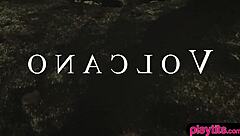 The nasty photographer bends the petite blonde teen model over for doggystyle fucking outdoors.