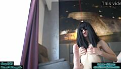 i sucked two cocks in a double blowjob pov while using a dildo