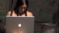 anal castigation leads to intense squirting session