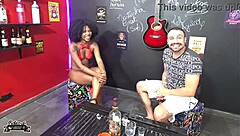 Hot Black Teen Bent Over in Doggystyle!