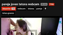 Ei, olha essa foda molhada colombiana na cam