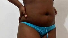 hot chick plays with her big boobs