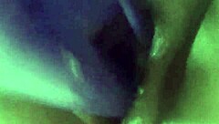 German solo play with dildo after creampie