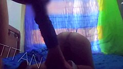 This sexy Latina asks for permission on the phone to fuck, haha