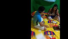 Delicious sexual game of adolescent boys drinking until sex