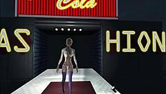 Fallout 4 mod with blonde teen big boobs?