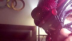 Dea teases, wanna see her dildo slide into both her tight holes?