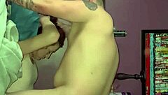 this slut deepthroats a big cock