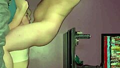 this slut deepthroats a big cock