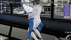 she rides in cowgirl position passionately