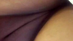 Amateur with small tits dances naked until she cums hard