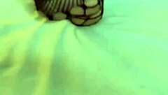 just cumming all over the brunette's sexy feet... damn!