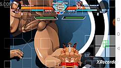 Athena Asamiya from KOF XI gets drilled by Joe Higashi in wild CVS2 hentai action.