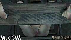 Slender maid fingers her soaking wet snatch