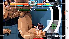 Athena Asamiya from KOF XI gets drilled by Joe Higashi in wild CVS2 hentai action.